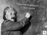 Einstein never said that...