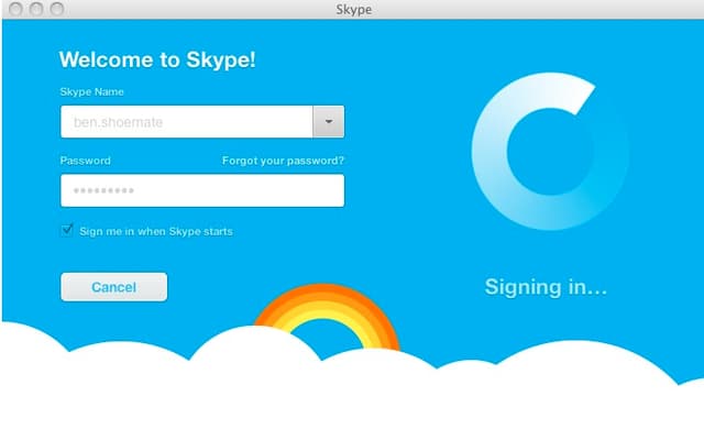 Skype is offline - for those who were not signed in